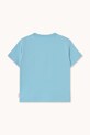 Chłopiec Tinycottons t-shirt bawełniany dziecięcy NELLA NATURA GRAPHIC TEE SS25.077 niebieski