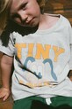 Dětské bavlněné tričko Tinycottons TINY LEAGUE GRAPHIC TEE SS25.079 šedá