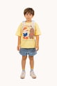 Tinycottons t-shirt bawełniany dziecięcy READERS GRAPHIC TEE żółty SS25.085