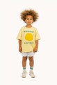 Tinycottons tricou de bumbac pentru copii SUN TALES GRAPHIC TEE galben SS25.089