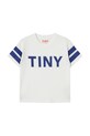 Παιδικό βαμβακερό μπλουζάκι Tinycottons STRIPES TINY TEE SS25.145 μπεζ SS25