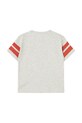Παιδικό βαμβακερό μπλουζάκι Tinycottons STRIPES TINY TEE SS25.145 γκρί SS25