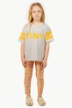 Παιδικό βαμβακερό μπλουζάκι Tinycottons STRIPES TINY TEE SS25.145 μπεζ