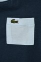 Мальчик Детская хлопковая футболка Lacoste TJ7295 тёмно-синий
