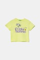 Дитяча бавовняна футболка United Colors of Benetton бавовна зелений 3X1SG10I9.P.Seasonal