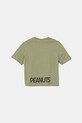 United Colors of Benetton gyerek pamut póló 3X1SC10NI.G.Seasonal zöld SS25