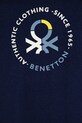 Băieți United Colors of Benetton tricou de bumbac pentru copii 3I1XC10N3.G.Seasonal bleumarin