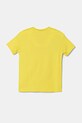 Дитяча бавовняна футболка United Colors of Benetton 3I1XC10N3.G.Seasonal зелений SS25