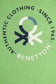 Băieți United Colors of Benetton tricou de bumbac pentru copii 3I1XC10N3.G.Seasonal verde