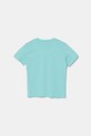 Dječja pamučna majica kratkih rukava United Colors of Benetton 3I1XC109W.G.Season.PPYA tirkizna SS25