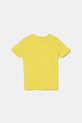 Дитяча бавовняна футболка United Colors of Benetton 3I1XC109W.G.Season.PPYA зелений SS25