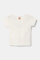 Бавовняна футболка для немовлят United Colors of Benetton 3I1XA105R.W.Seasonal бежевий SS25