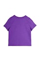 Mini Rodini tricou de bumbac pentru copii Seagull 2522013645 violet SS25