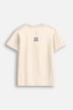 Дитяча футболка Coccodrillo WC5143202VUA бежевий SS25