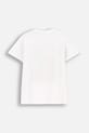 Coccodrillo tricou de bumbac pentru copii WC5143205TBJ alb SS25