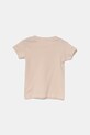 United Colors of Benetton tricou din bumbac pentru bebelusi 3I9WA1062.W.Seasonal bej SS25
