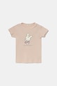 Detské bavlnené tričko United Colors of Benetton bavlna ružová 3I9WA1062.W.Seasonal