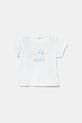 United Colors of Benetton t-shirt bawełniany niemowlęcy wzorzyste biały 3I1XA1069.W.Seasonal