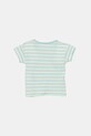 United Colors of Benetton tricou din bumbac pentru bebeluși 34LPA106B.W.Seasonal albastru SS25