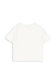 Chłopiec Konges Sløjd t-shirt z domieszką lnu dziecięcy RHW X KS BELLA TEE OCS KS103594 biały