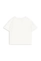 Chłopiec Konges Sløjd t-shirt z domieszką lnu dziecięcy RHW X KS BELLA TEE OCS KS103594 biały