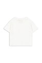 Chłopiec Konges Sløjd t-shirt z domieszką lnu dziecięcy RHW X KS JACK TEE OCS KS103604 biały