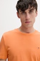 Tommy Jeans T-shirt ανδρικό πορτοκαλί DM0DM20363