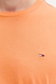 Tommy Jeans T-shirt ανδρικό DM0DM20363 πορτοκαλί