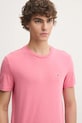 Tommy Jeans t-shirt męski różowy DM0DM20363