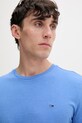 Tommy Jeans tricou bărbați albastru DM0DM20363