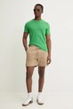Tommy Jeans tricou DM0DM20363 verde SS25