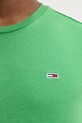 Tommy Jeans tricou DM0DM20363 verde