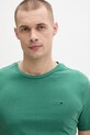 Tommy Jeans t-shirt męski zielony DM0DM20363