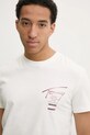 Хлопковая футболка Tommy Jeans бежевый DM0DM21106
