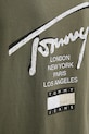 Tommy Jeans tricou din bumbac DM0DM21106 verde