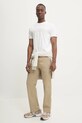 Бавовняна футболка Tommy Jeans DM0DM20356 білий SS25