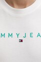 Tommy Jeans t-shirt męski bawełniany DM0DM20744 biały
