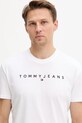 Одяг Бавовняна футболка Tommy Jeans DM0DM20744 білий