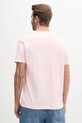 Tommy Jeans tricou din bumbac DM0DM20744 roz SS25