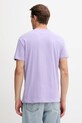 Tommy Jeans tricou din bumbac DM0DM20744 violet SS25