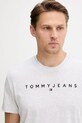 Îmbrăcăminte Tommy Jeans tricou din bumbac DM0DM20744 gri