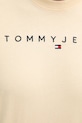 Tommy Jeans t-shirt bawełniany żółty DM0DM20744