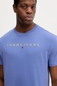Oblečení Bavlněné tričko Tommy Jeans DM0DM20744 modrá