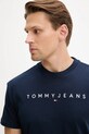 Oblečenie Bavlnené tričko Tommy Jeans DM0DM20744 tmavomodrá