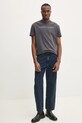 Бавовняна футболка Tommy Jeans DM0DM20744 сірий SS25