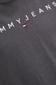 Бавовняна футболка Tommy Jeans DM0DM20744 сірий