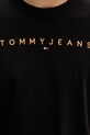 Tommy Jeans t-shirt męski bawełniany DM0DM20744 czarny