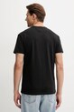Tommy Jeans tricou din bumbac DM0DM20744 negru SS25