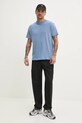 Бавовняна футболка Tommy Jeans DM0DM21110 блакитний SS25