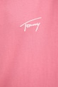 Tommy Jeans tricou din bumbac DM0DM21140 roz